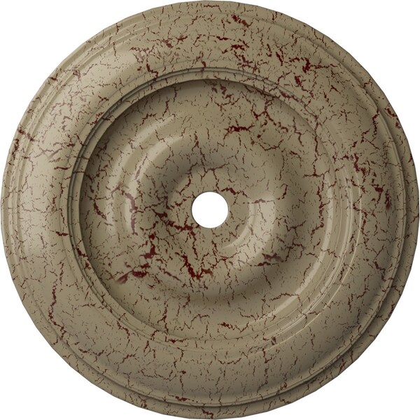 Ekena Millwork Classic Ceiling Medallion (Fits Canopies up to 8 1/4"), 44 1/2"OD x 4"ID x 4 "P, Gobi Desert Crackle CM44CLGDC - main